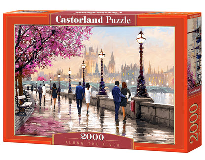 Castorland Along the River 2000 Piece Jigsaw Puzzle