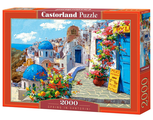 Castorland Spring in Santorini 2000 Piece Jigsaw Puzzle