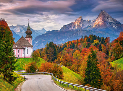 Castorland Autumn in Bavarian Alps, Germany 2000 Piece Jigsaw Puzzle