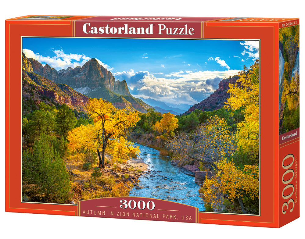 Castorland Autumn in Zion National Park, USA 3000 Piece Jigsaw Puzzle