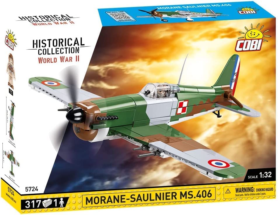 COBI Historical Collection: World War II Morane-Saulnier MS.406