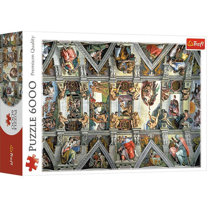 Trefl 6000 Piece Jigsaw Puzzle, Sistine Chapel Ceiling