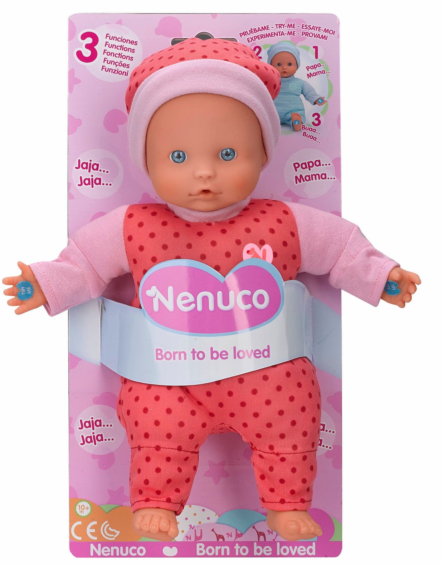 Nenuco Soft Baby Doll with 3 Real Life Functions