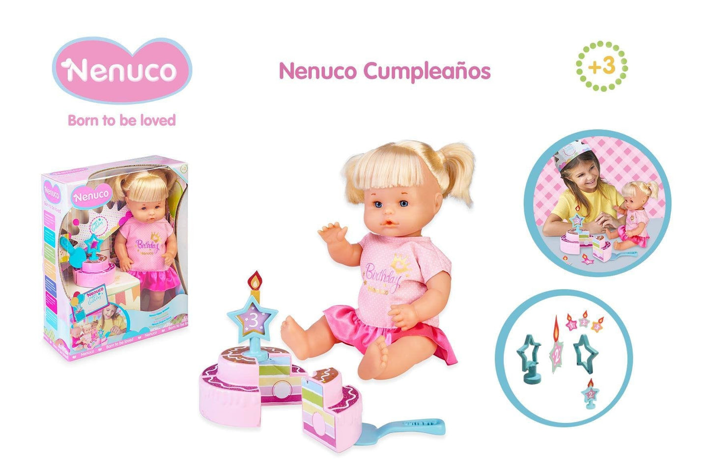 Nenuco Happy Birthday Baby Doll Play Set