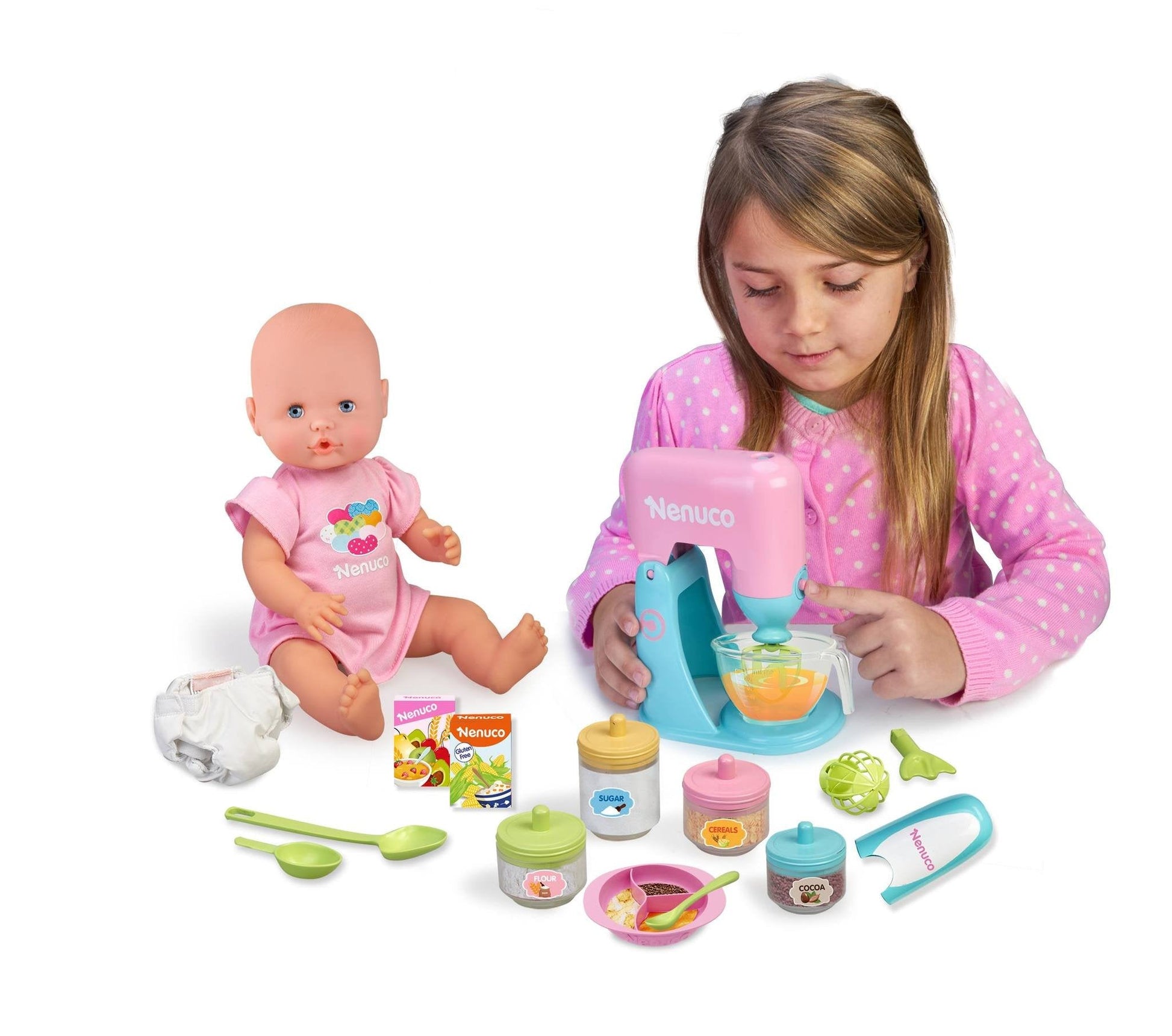  Nenuco Super Meals Baby Doll with Recipe Book, Kitchen