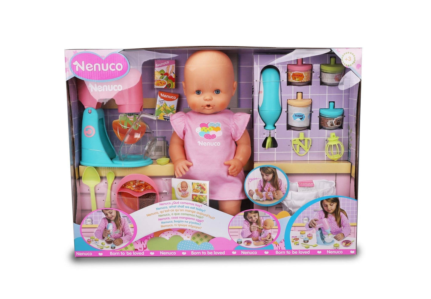 Nenuco Super Meals Baby Doll Play Set