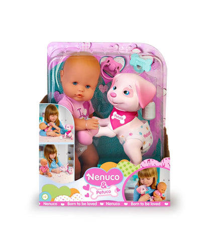 Nenuco & Petuco Baby Doll with Companion Puppy