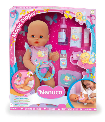 Nenuco Magic Diaper Baby Doll Play Set