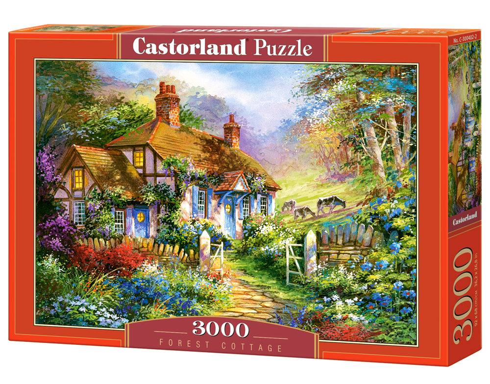 Castorland Forest Cottage 3000 Piece Jigsaw Puzzle
