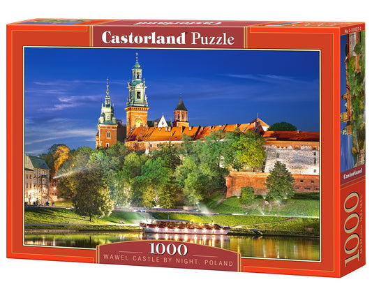 Castorland Wawel Castle by Night, Poland 1000 Piece Jigsaw Puzzle