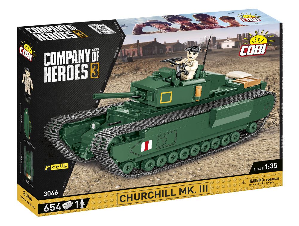 COBI Company of Heroes 3 Churchill Mk. III Tank