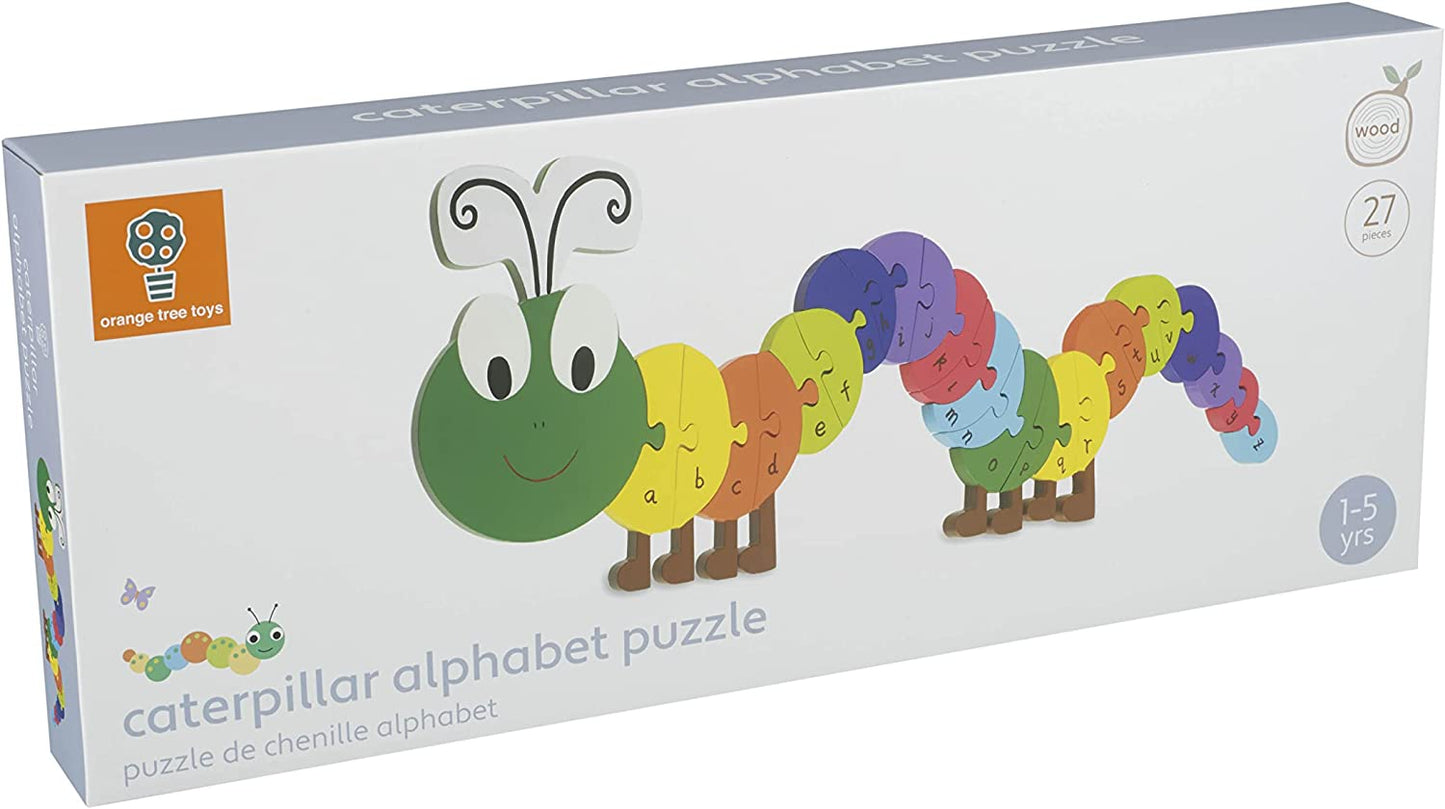 Orange Tree Toys Alphabet Caterpillar Puzzle