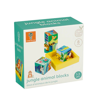 Orange Tree Toys Jungle Animal Blocks
