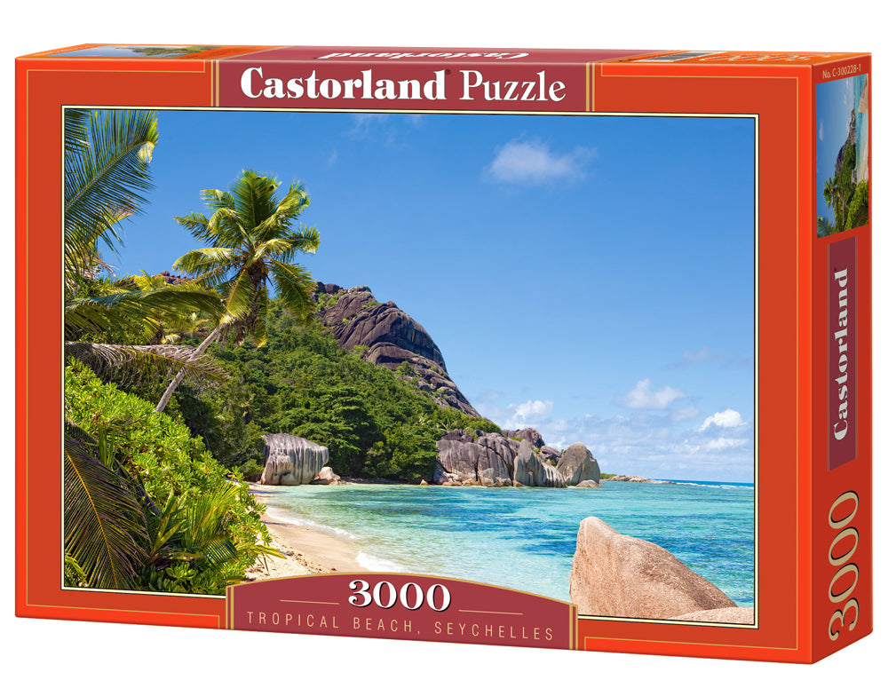 Castorland Tropical Beach, Seychelles 3000 Piece Jigsaw Puzzle