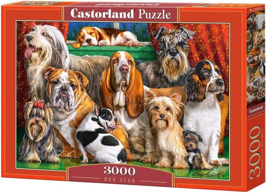 Castorland Dog Club 3000 Piece Jigsaw Puzzle