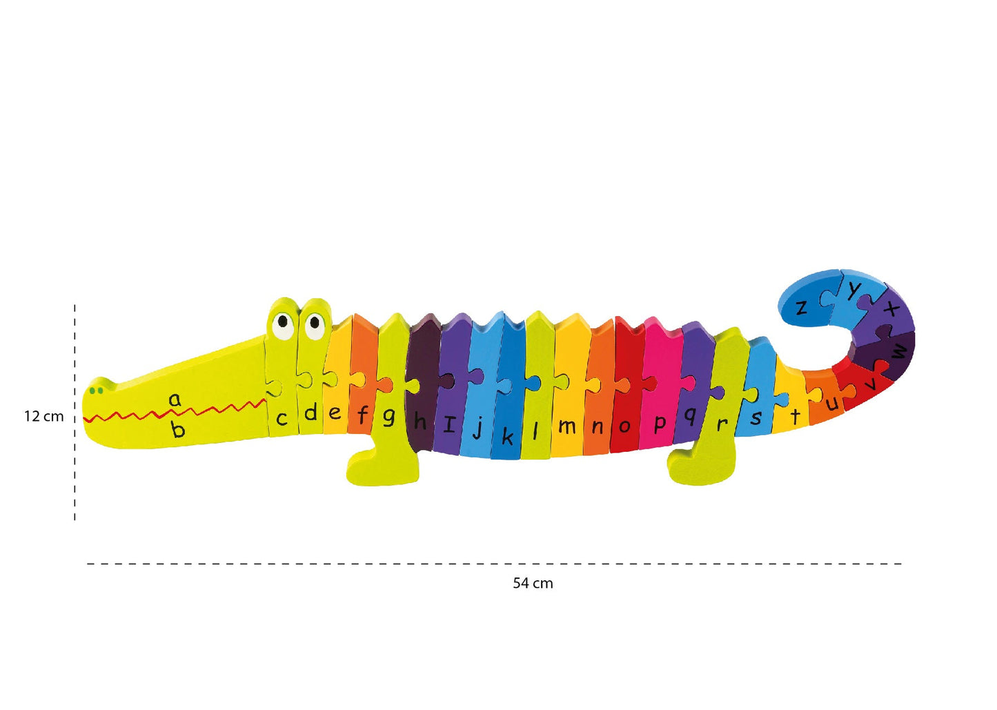 Orange Tree Toys Alphabet Crocodile Puzzle