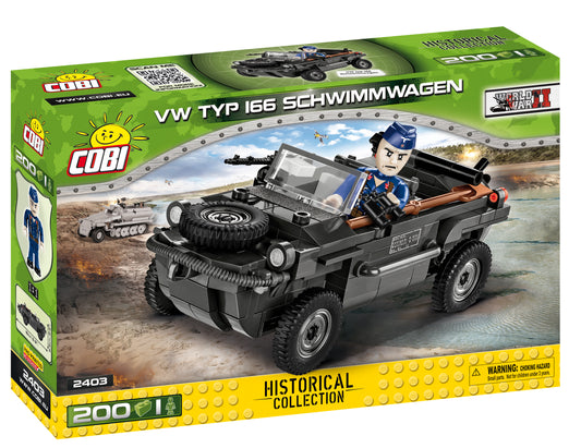 COBI Historical Collection VW Type 166 Schwimmwagen - German Amphibious Off-Road Vehicle