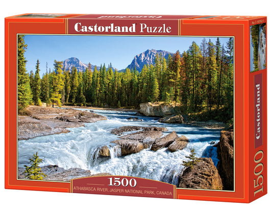 Castorland Athabasca River, Jasper National Park, Canada 1500 Piece Jigsaw Puzzle