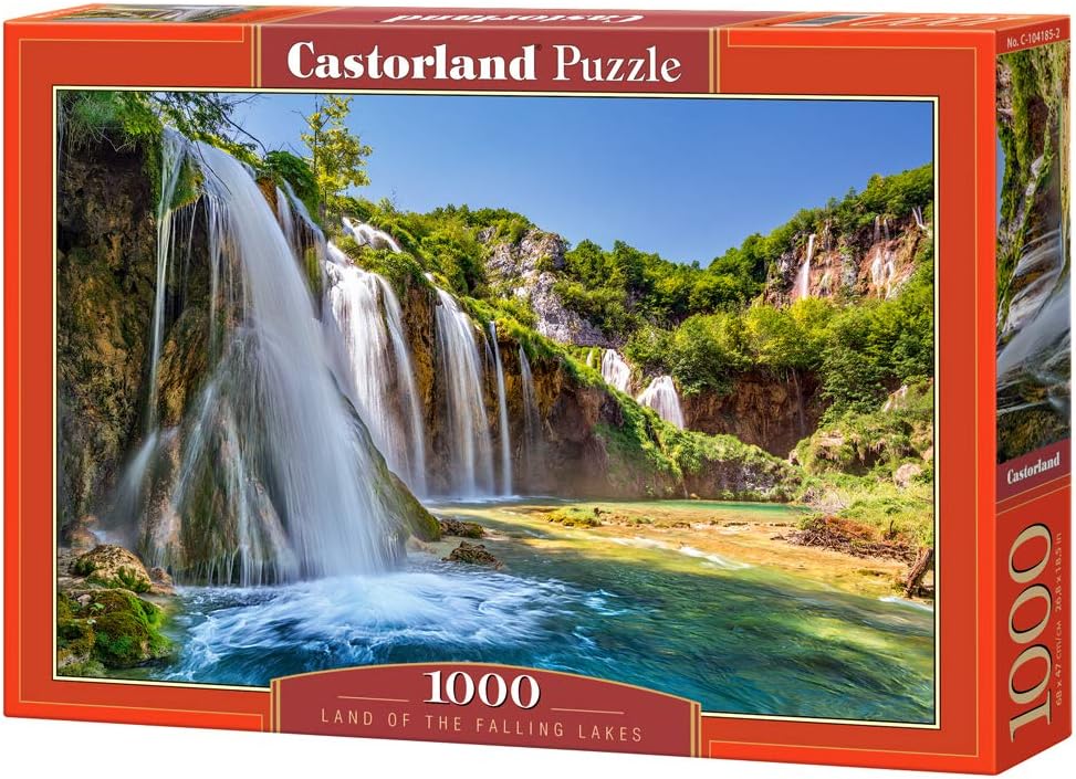 Castorland Land of the Falling Lakes 1000 Piece Jigsaw Puzzle